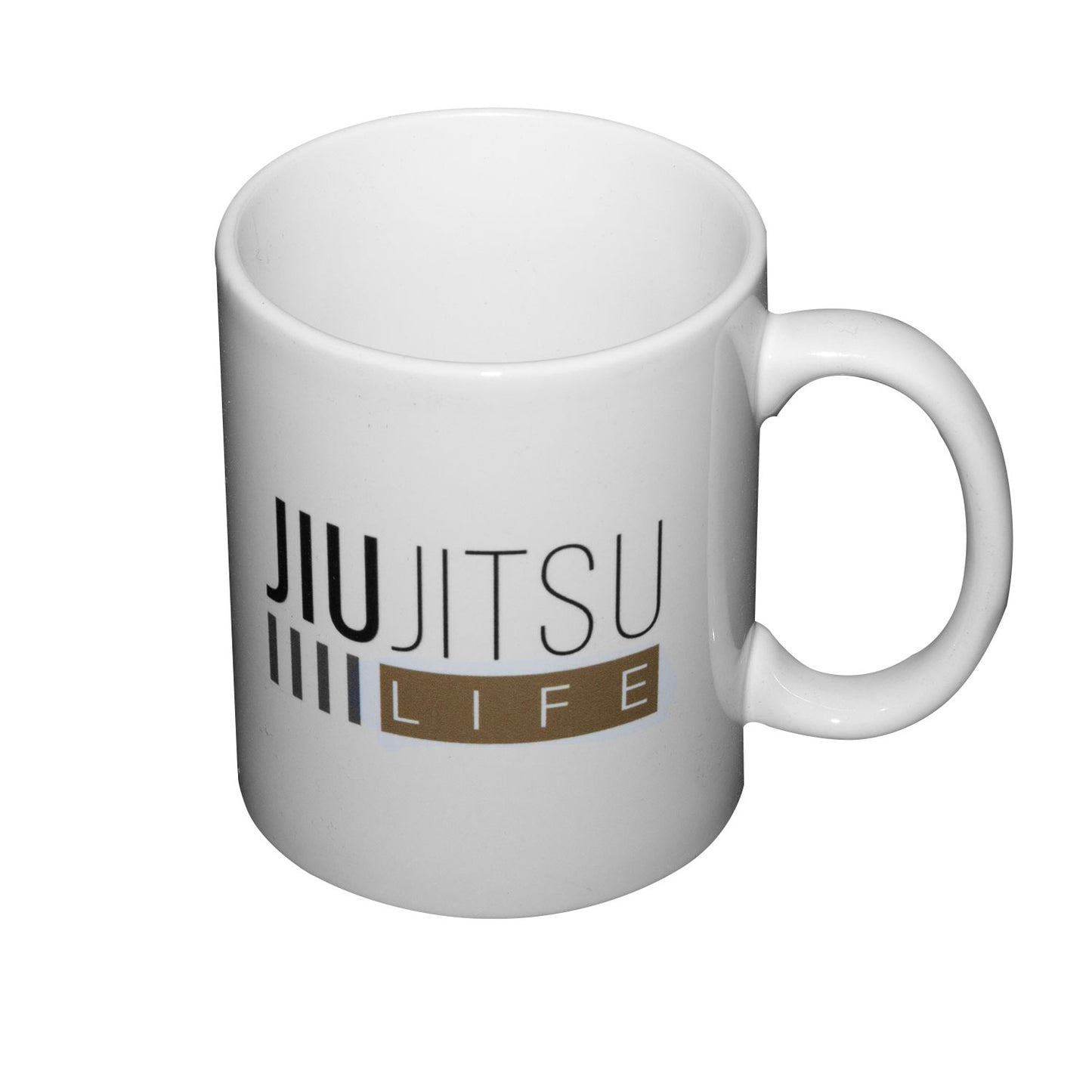 JJL Ceramic Mug - White/Brown
