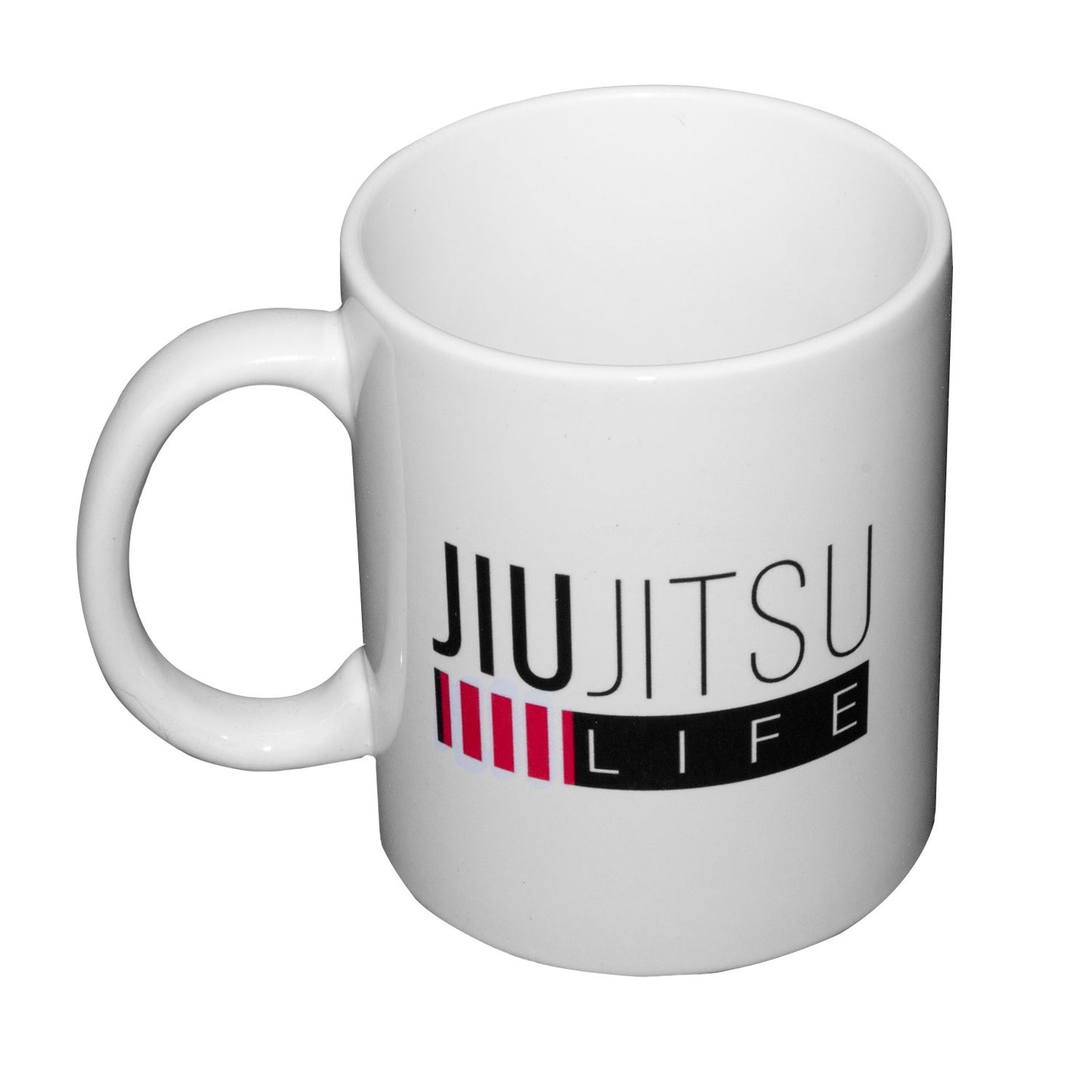 JJL Ceramic Mug - White/Black/Red
