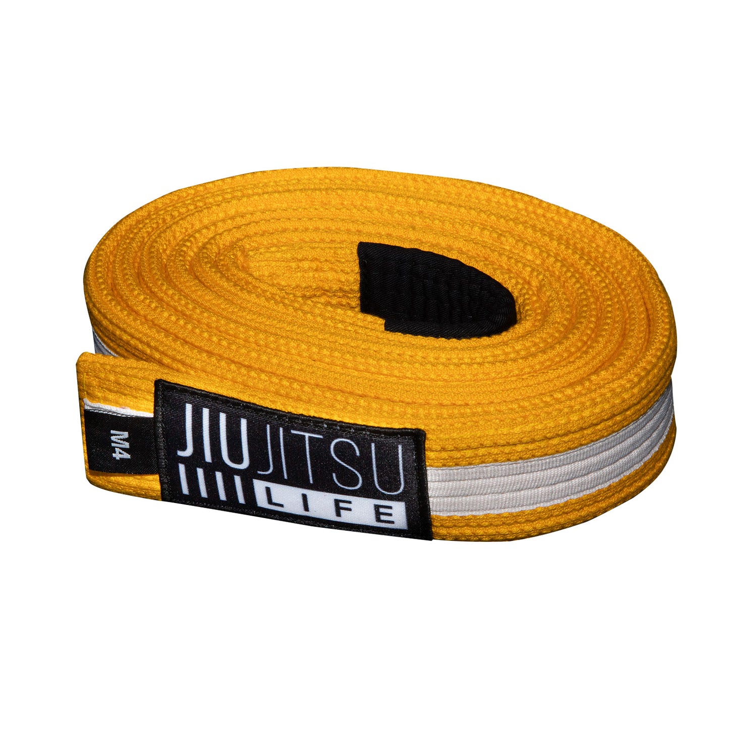 Jiu Jitsu Life Yellow & White Rank BJJ Belt
