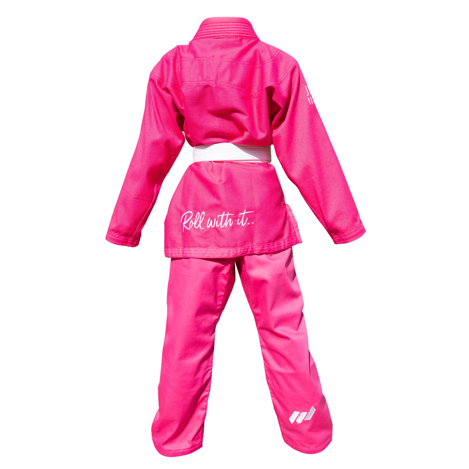 Kids BJJ GI - Elite Sports Youth Brazilian Jiu-Jitsu Uniform With Preshrunk Fabric & Free Belt (Premium Pink, Size C3)