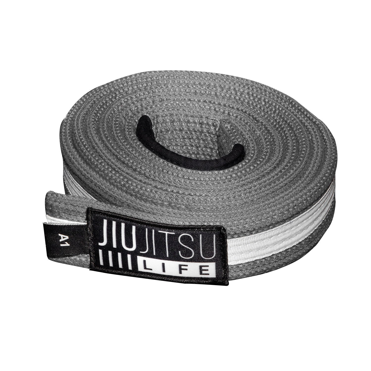 Jiu Jitsu Life Grey & White Rank BJJ Belt